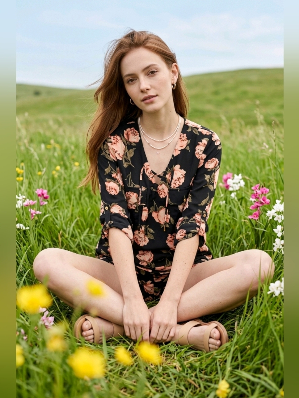 𝐿𝑖𝑣𝑒 𝟒 𝑇𝑟𝑢𝑡ℎ 𝐹𝑙𝑜𝑟𝑎𝑙 𝑆ℎ𝑒𝑒𝑟 2 𝑃𝑜𝑐𝑘𝑒𝑡 𝐵𝑙𝑜𝑢𝑠𝑒 - Picture 2 of 12